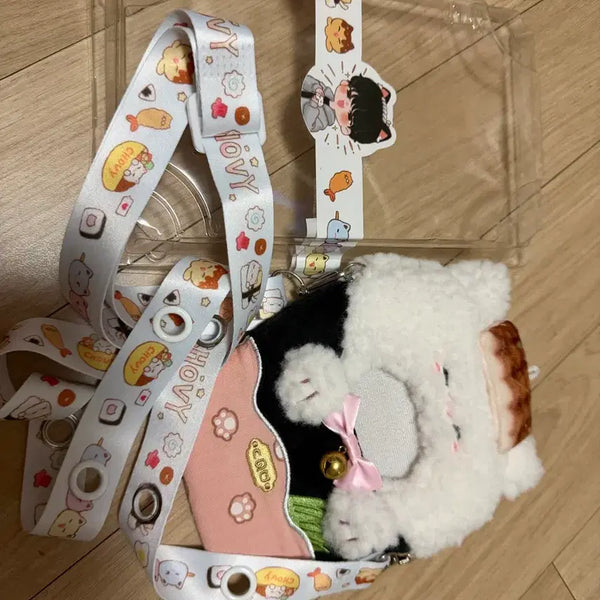 [BUNJANG] Kkamchonyang Plush Doll Bag / 깜쵸냥 인형가방