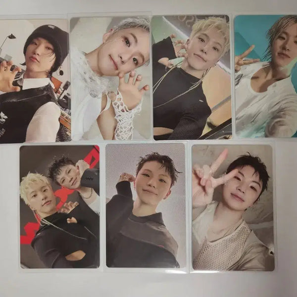 [BUNJANG] SEVENTEEN HOSHI WOOZI Photocard Bundle Set (7 Photocards) / 세븐틴 호시 우지 포토카드 7장 앨포 특전 포카 일괄