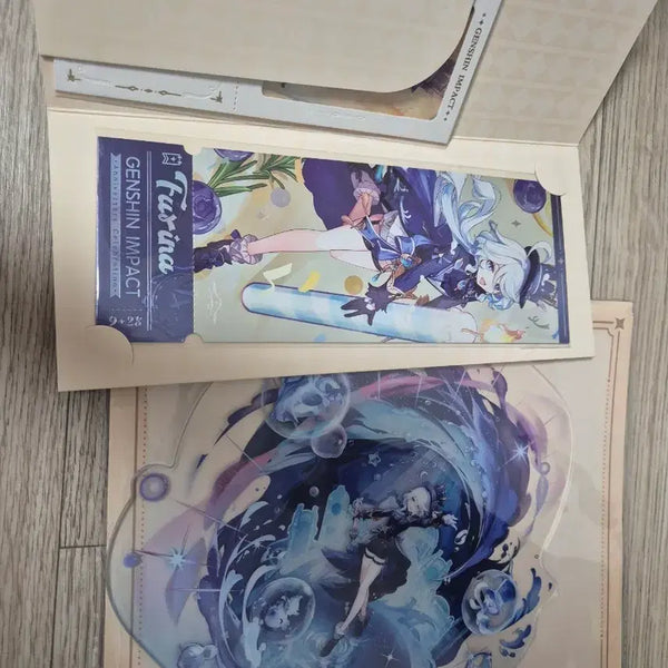 [BUNJANG] Genshin Impact Furina Acrylic Stand & Ticket Set / 원신 푸리나 아크릴스탠드 푸리나 티켓