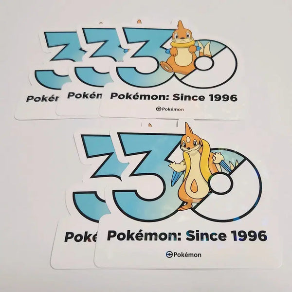 [BUNJANG] Pokemon 30th Anniversary Vigoroth & Floatzel Sticker Set / 포켓몬스터 30주년 팝업 스티커 브이젤 플로젤