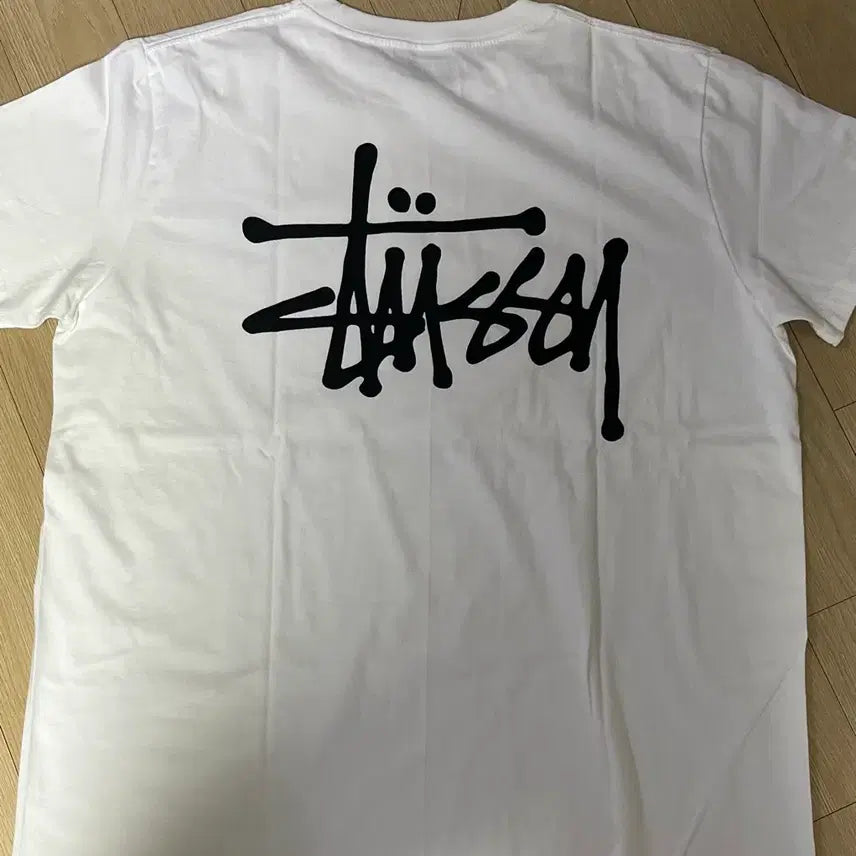 [BUNJANG] Stussy Basic T-Shirt White S / 스투시 베이직 반팔 화이트 s