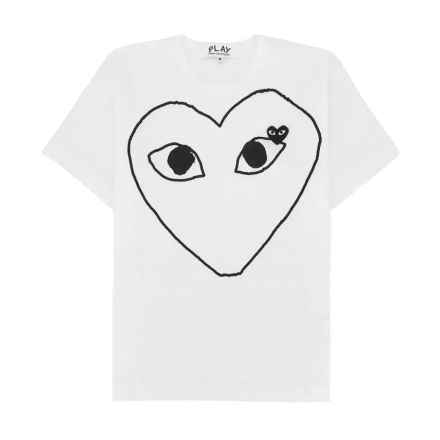 [BUNJANG] Comme des Garçons PLAY Black Heart T-Shirt - Medium / 꼼데가르송 플레이 블랙 하트 티셔츠 M (급처)