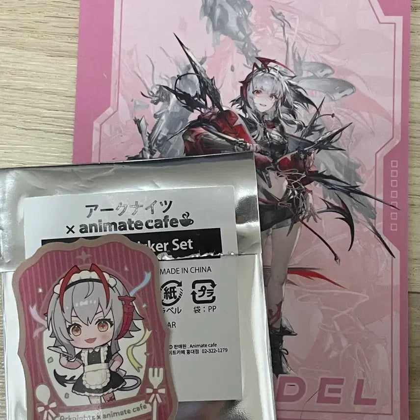 [BUNJANG] Arknights W Animate Collaboration Bromide & Sticker Bundle Set / 명일방주 위샤델 W 애니메이트 콜라보