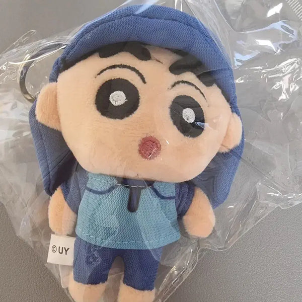 [BUNJANG] Crayon Shin-chan "Shin-chan" Plush Keychain / 사계절 짱구인형 키링 여름 짱구