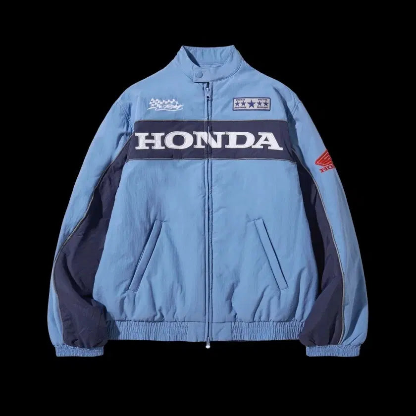 [BUNJANG] Honda Piping Blouson Jacket Light Blue XL / 혼다 파이핑 블루종 자켓 라이트블루 XL