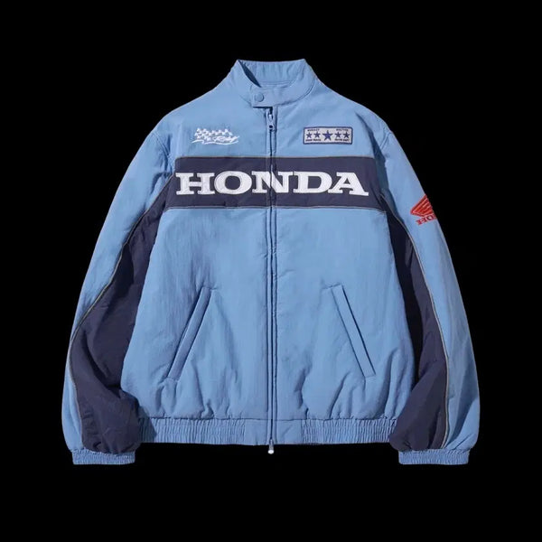 [BUNJANG] Honda Piping Blouson Jacket Light Blue XL / 혼다 파이핑 블루종 자켓 라이트블루 XL