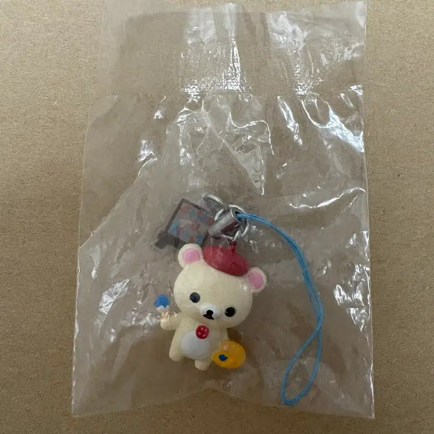 [BUNJANG] Classic Rilakkuma Artist Korilakkuma Keyring / 고전 코리락쿠마 키링