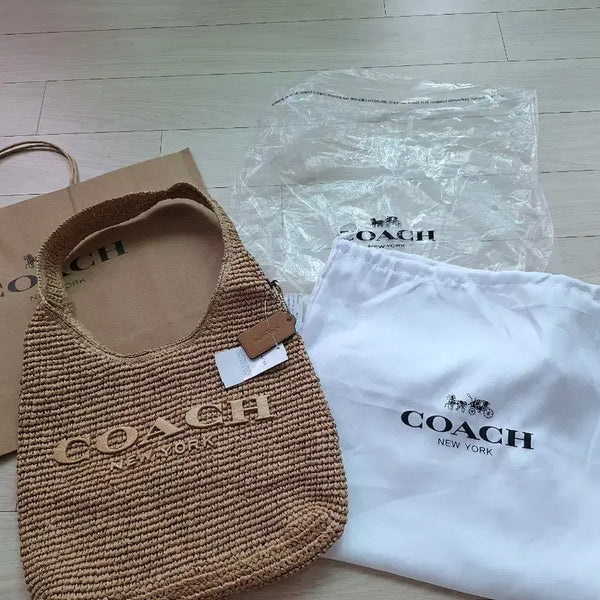[BUNJANG] Coach Brooklyn 28 Tote Bag Natural / 코치 브루클린 28