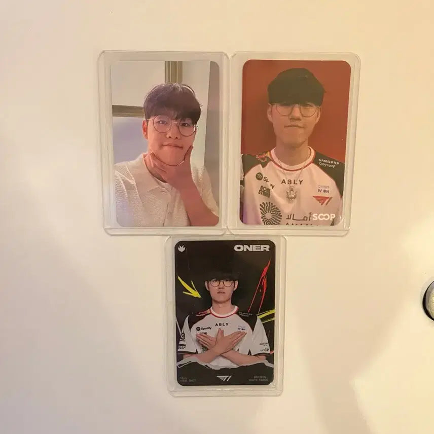 [BUNJANG] T1 Faker Bundle Photocard Set / 티원 오너 포토카드 3장 일괄