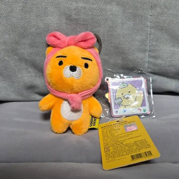 [BUNJANG] Kakao Friends Ryan Mini Keyring & Chunsik Surprise My Keyring Bundle Set / 카카오프렌즈 라이언 소형 키링, 춘식이 서프라이즈 마이키링 일괄