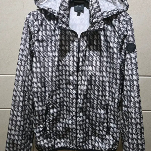 [BUNJANG] Armani Exchange Windbreaker Zip-Up Jacket Size 55 / (최상급)정품!알마니 익스체인지 바람막이 집업 55전.후