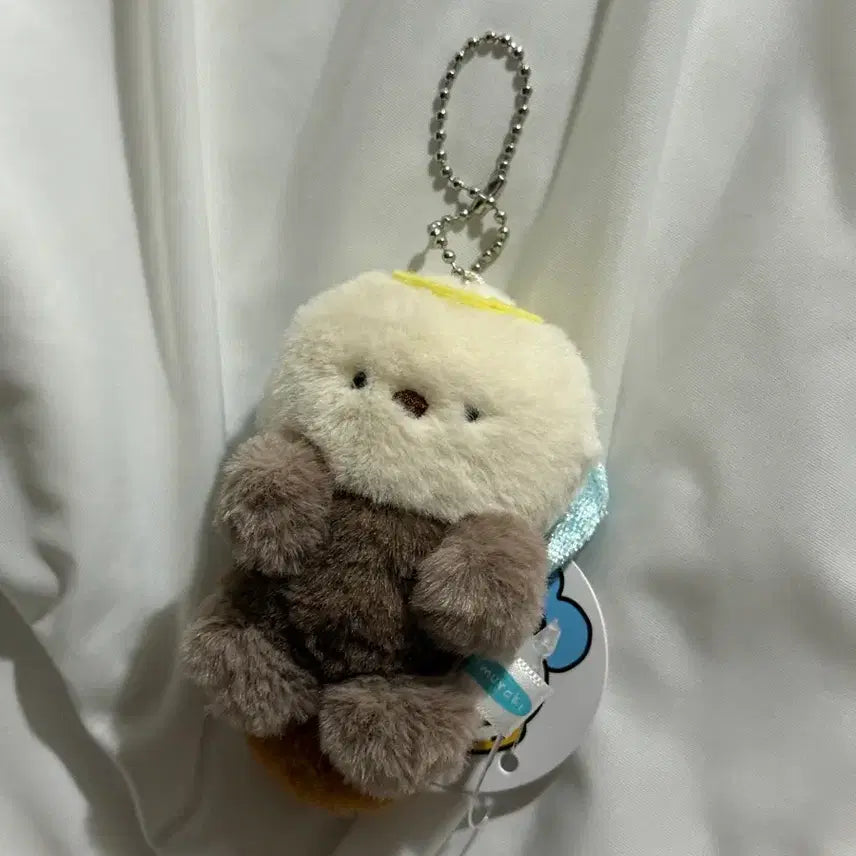 [BUNJANG] Sea Otter Angel Keyring Plush / 해달/수달 천사 키링인형