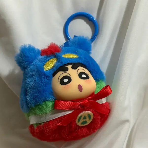 [BUNJANG] Crayon Shin-chan Action Mask Keyring Plush Doll / 짱구 액션가면 키링인형