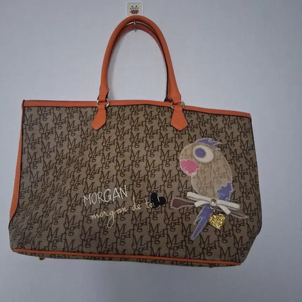 [BUNJANG] Morgan Shopper Bag with Parrot Embroidery / 모르간  쇼퍼백