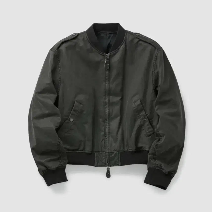 [BUNJANG] Coar Stonewashed L2B Bomber Jacket / 쿠어 스톤워시드 L2B 봄버자켓
