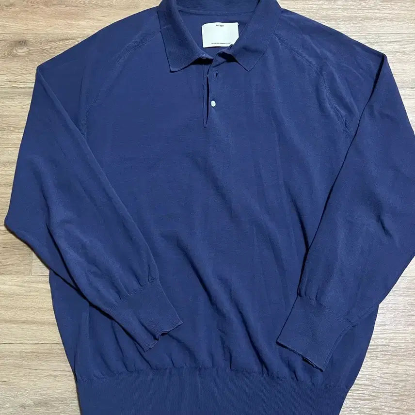 [BUNJANG] POTTERY Comfort Polo Knit Navy Size 4 (110) / POTTERY 컴포트 폴로 니트 4(110), 네이비