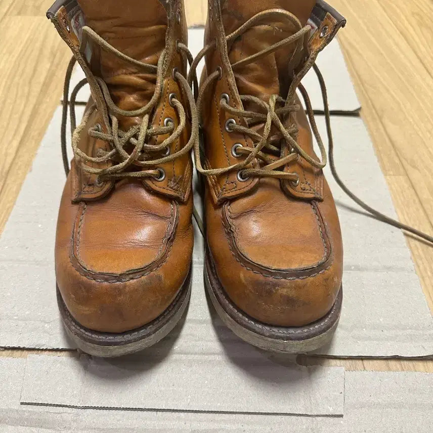 [BUNJANG] Red Wing Irish Setter 6-Inch Moc Toe 9875 Gold Russet Sequoia Boots / 레드윙 아이리쉬 세터 6인치 목토 9875 골드러셋 세쿼이아