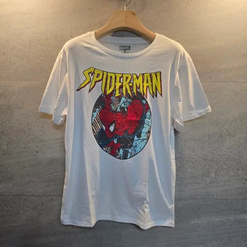 [BUNJANG] Marvel Spider-Man Comics Short Sleeve T-Shirt / 마블. 스파이더맨 코믹스. 반팔티.
