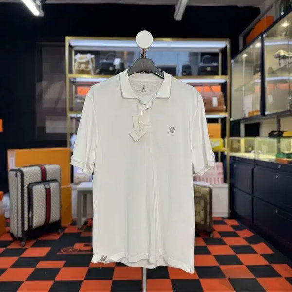 [BUNJANG] Brunello Cucinelli Cara Short Sleeve T-Shirt XXL / {새상품/XXL} 브루넬로쿠치넬리 카라 반팔티