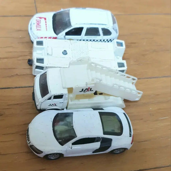 [BUNJANG] Welly Mini Car Set (Audi, JAL, Formula) - White / 웰리 미니카  세트 - 흰색 (아우디, JAL, FORMULA) 1000원 떨이