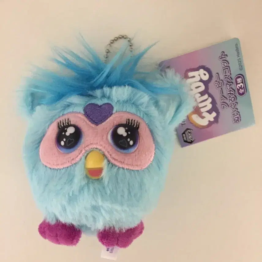 [BUNJANG] Furby Plush Keychain - Blue & Pink / Furby 퍼비 인형 키링
