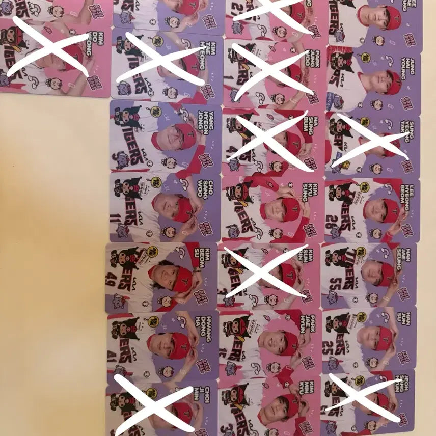 [BUNJANG] Kiwoom Heroes Kuromi Photocard Bundle Set / 기아타이거즈 쿠로미 포토카드 일괄양도합니다