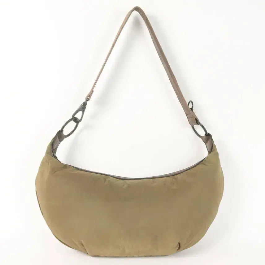 [BUNJANG] Backlash Nylon Leather Combination Shoulder Bag / Backlash 나일론 레더 콤비네이션 숄더백