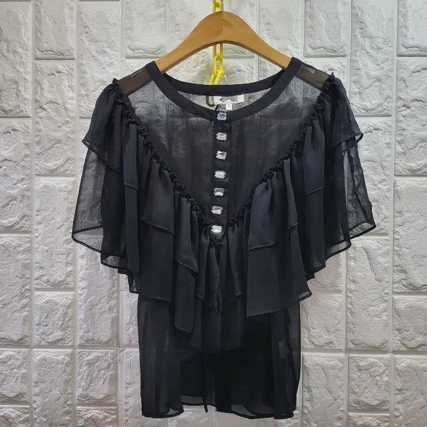[BUNJANG] Women's Silk Blouse / 여성 실크 블라우스 검정