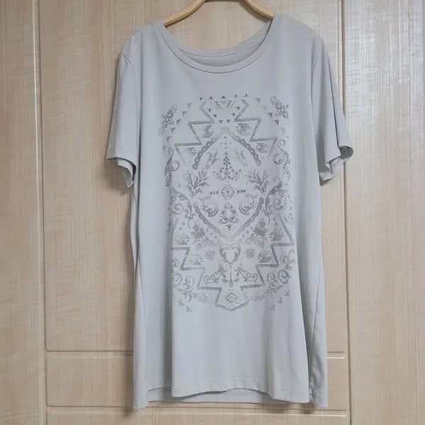 [BUNJANG] Crocodile Lady Basic T-Shirt Beige M / 크로커다일레이디 베이지 기본티 M
