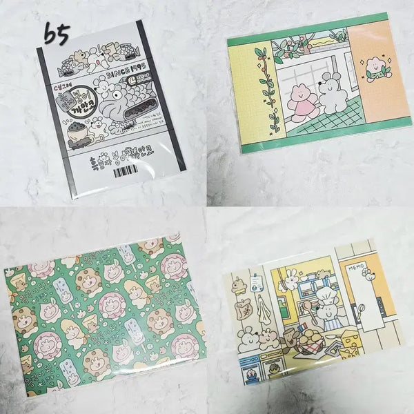 [BUNJANG] Black Sesame / Gardenia Wrapping Paper Bundle Set / 흑임자/치자 랩핑지 일괄 판매