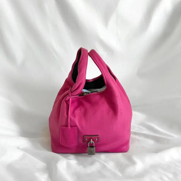 [BUNJANG] Loewe Nappa Aire Leather Tote Bag Pink / 로에베 나파 레더 토트백