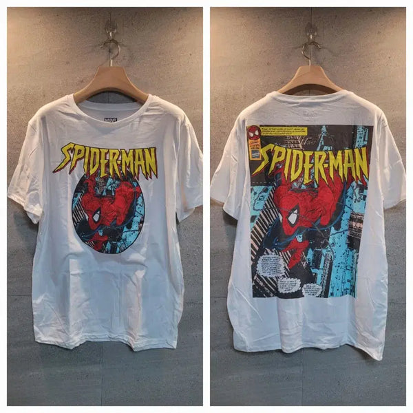 [BUNJANG] Marvel Spider-Man Graphic T-Shirt / 마블정품. 스파이더맨 반팔티.