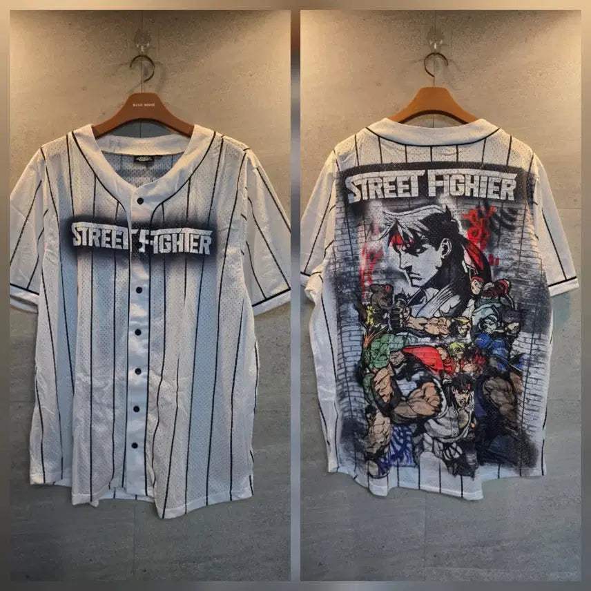 [BUNJANG] Street Fighter Jersey Short Sleeve T-Shirt / 스트리트파이터. 저지 반팔 티셔츠.