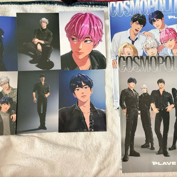 [BUNJANG] PLAVE Cosmo Cosmopolitan Magazine Set with Postcards / 엽서 사용감x ) 플레이브 코스모 폴리탄 엽서포함 판매