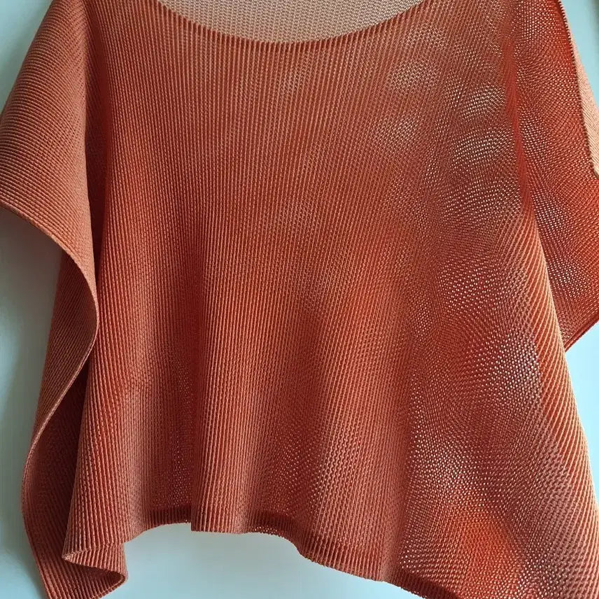 [BUNJANG] Pleats Please Me Women's Blouse Orange / 플리츠플리즈미