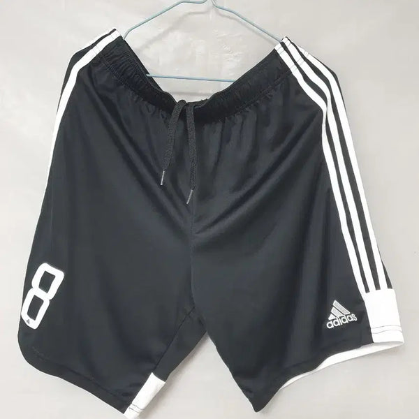 [BUNJANG] Adidas 3-Stripes Soccer Shorts Black White / 아디다스 삼선 반바지 블랙 화이트 축구 반바지