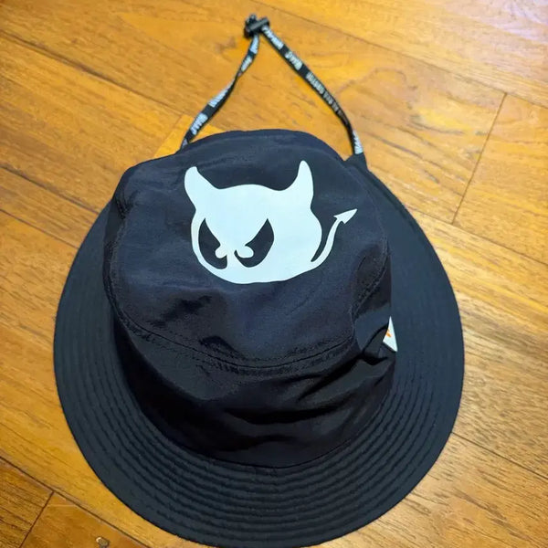 [BUNJANG] Wax Bucket Hat Black / 왁 블랙 벙거지 모자