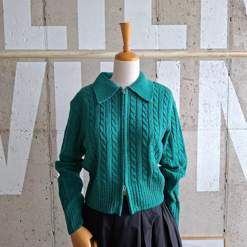[BUNJANG] Roem Knit Zip-Up Cardigan / 로엠 니트 집업 가디건 (SB3