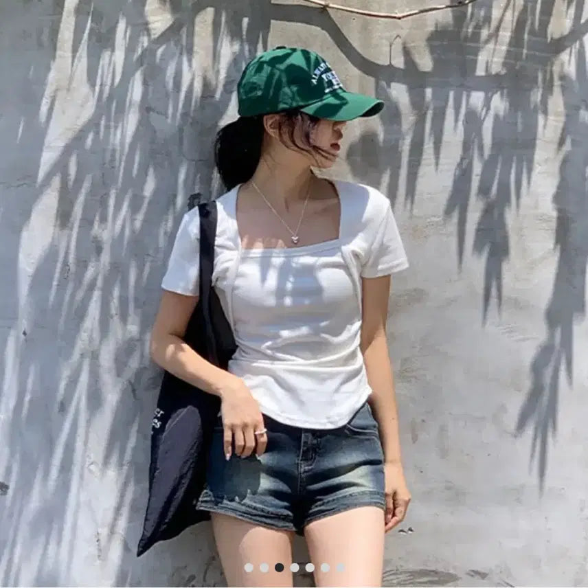 [BUNJANG] Sunnykick Washed Denim Shorts / [써니킥] 클릭 데님 워싱 숏팬츠