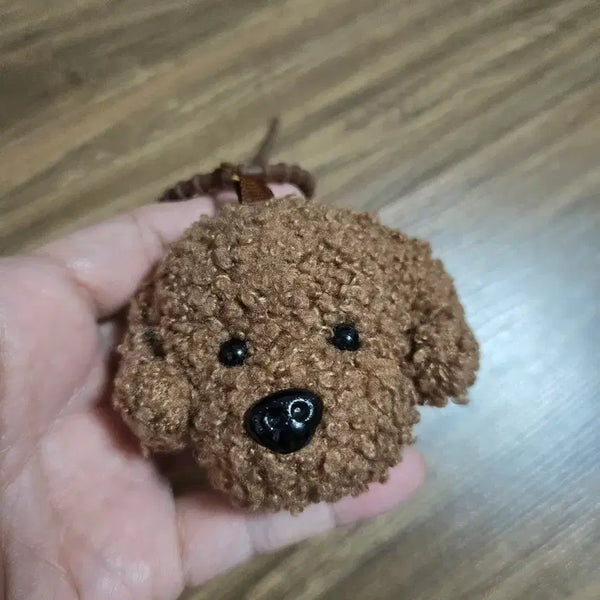 [BUNJANG] Poodle Dog Face Keyring / 푸들 댕댕이 강아지 얼굴 키링