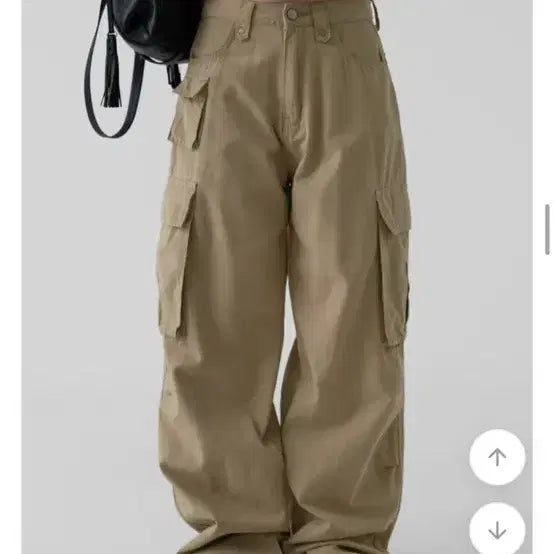 [BUNJANG] Autumn Sand Cargo Pants Beige / 어텀 샌드카고팬츠 베이지