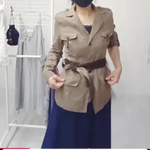 [BUNJANG] Colombo 100% Suede Leather Belt / 콜롬보 (명품) 새상품