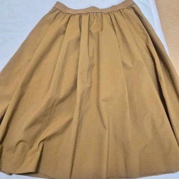 [BUNJANG] Uniqlo Camel Flare Midi Skirt / 유니클로카멜색 플레어 스커트