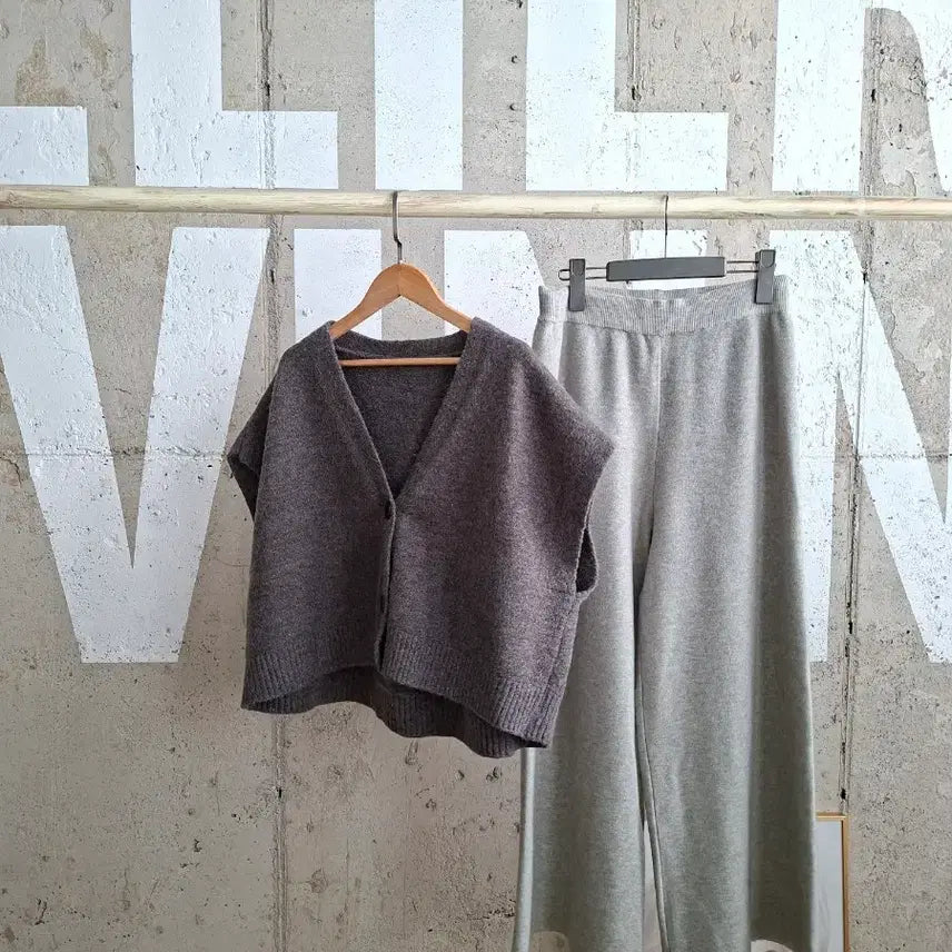 [BUNJANG] Knit Vest Loose Fit / 핏보장 넉넉핏 니트베스트(SB6
