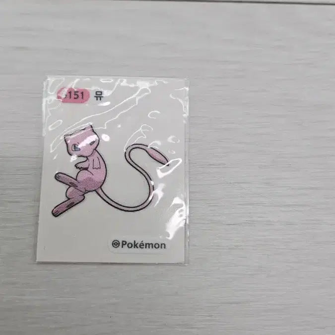 [BUNJANG] Pokemon Sticker - Mew (No. 151) / 포켓몬띠부실 뮤