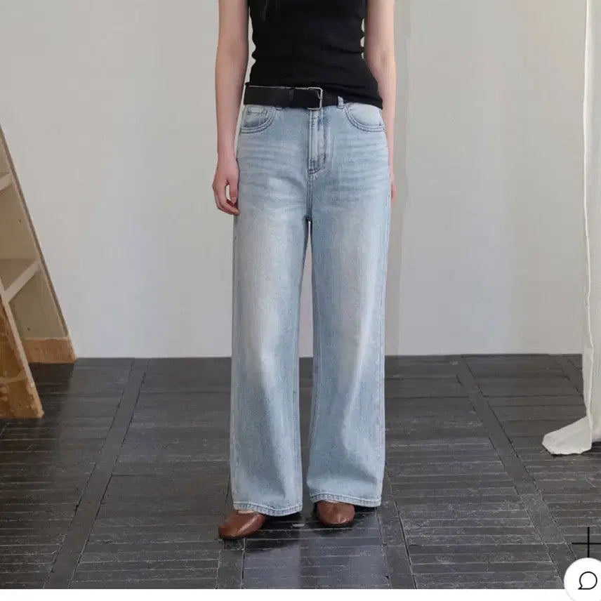 [BUNJANG] Hunts Denim Wide Fit Jeans / 헌치 데님 청바지
