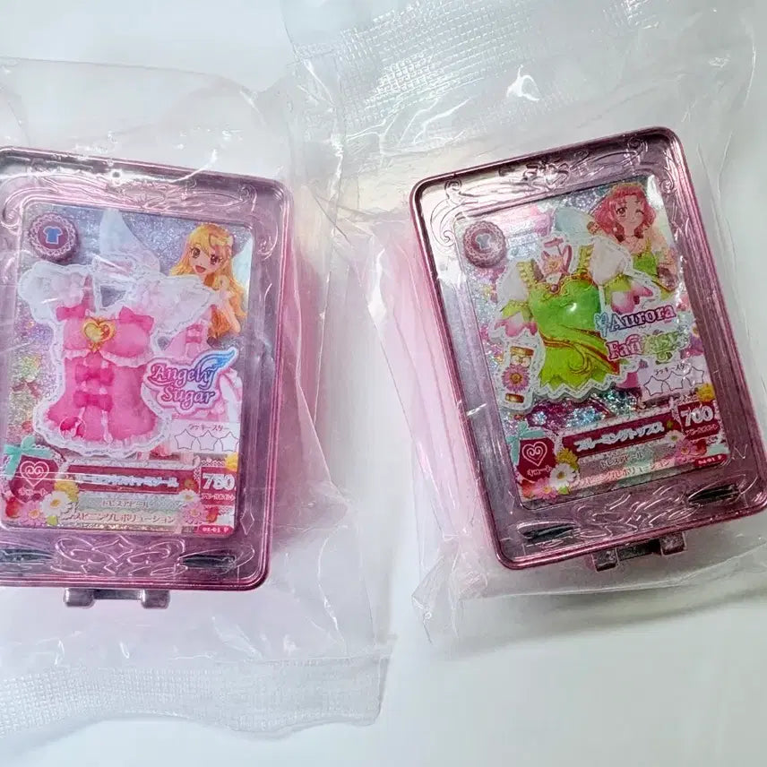 [BUNJANG] Aikatsu Compact Mirror Ichigo, Sakura, Lime, Cherry Bundle Set / 미개봉) 아이카츠 컴팩트 미러 이치고,사쿠라 라임,체리 일괄 판매 아이엠스타