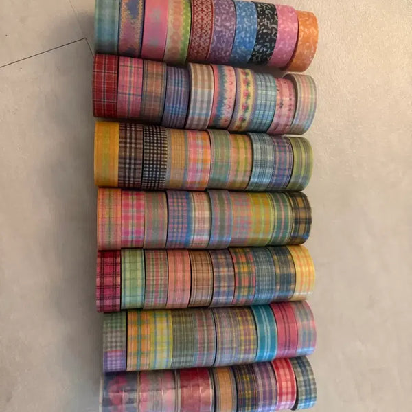 [BUNJANG] Hipwoong Washi Tape Bundle Set (68 Types) / 힙웅 마테 일괄 처분