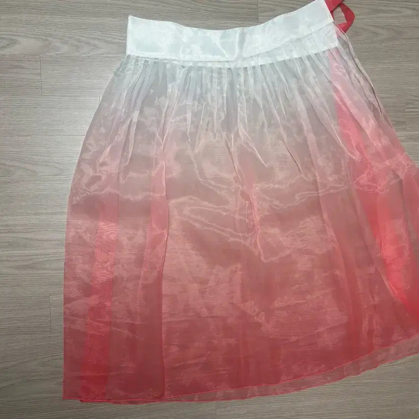 [BUNJANG] Seoul Flower Path Gradient Skirt / 꽃길걷는서울 그라데이션 허리치마