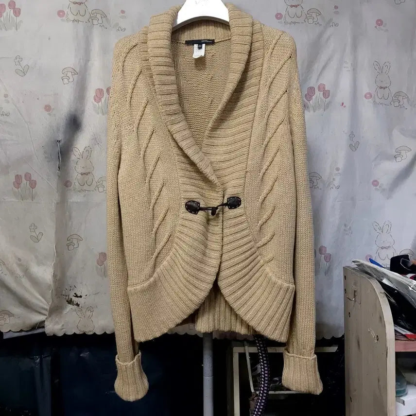 [BUNJANG] REPO.PANG Cashmere Blend Wool Knit Cardigan / 이태리 명품)  레포팽   울( 캐시미어30%) 니트  가디건
